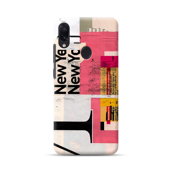 Modern Abstract Collage Artwork Samsung Galaxy A40 Hard Case