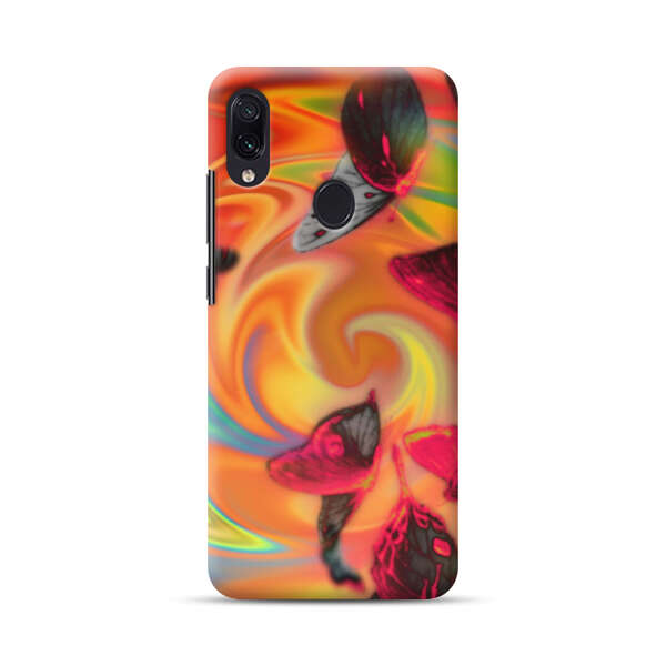 Psychedelic Butterflies Swirl Samsung Galaxy A40 Hard Case