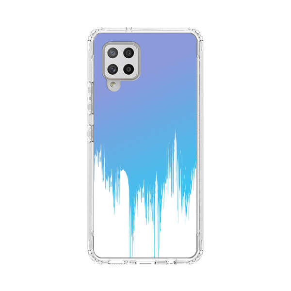 Abstract Blue and Purple Dripping Paint Samsung Galaxy A42 (5G) Case