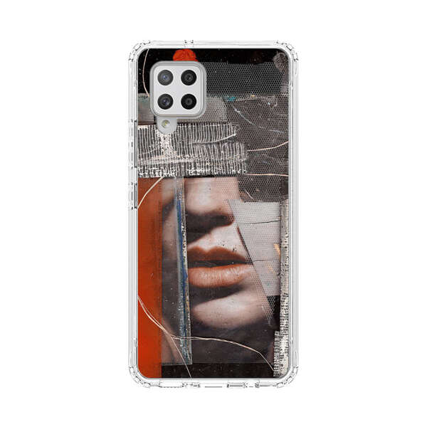 Abstract Collage Close Up Face Samsung Galaxy A42 (5G) Case