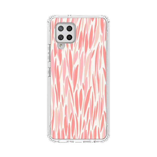 Abstract Coral Wavy Lines Pattern Samsung Galaxy A42 (5G) Case
