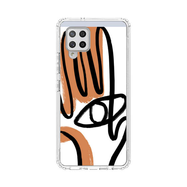 Abstract Minimalist Hand with Eye Samsung Galaxy A42 (5G) Case