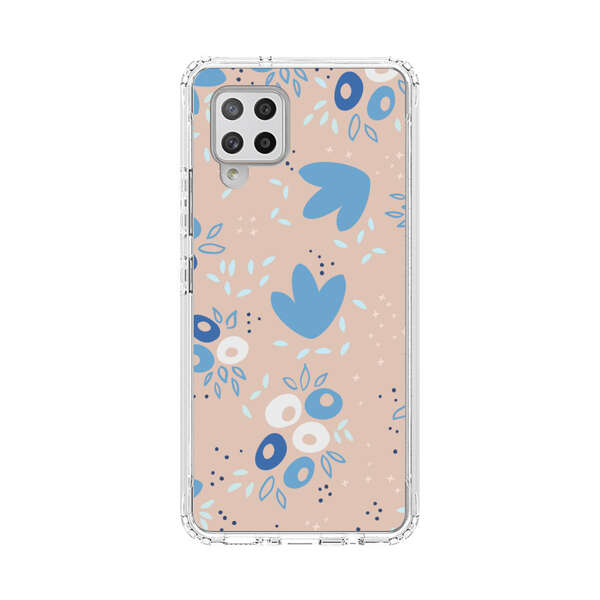 Blue Floral Pattern Samsung Galaxy A42 (5G) Case