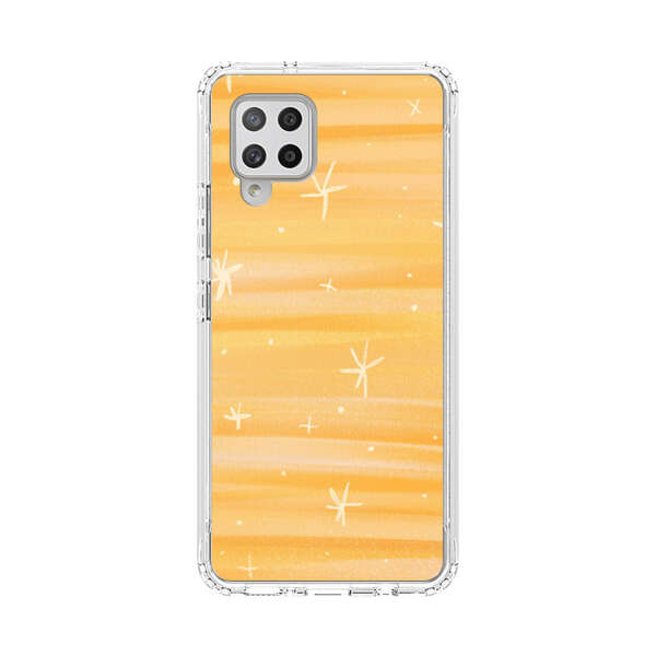 Bright Orange Star Pattern Samsung Galaxy A42 (5G) Case