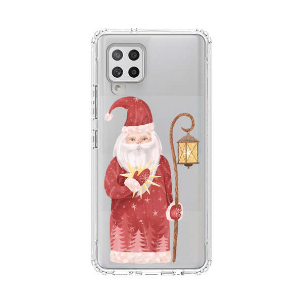 Charming Santa Claus Holding Glowing Heart and Lantern Samsung Galaxy A42 (5G) Case