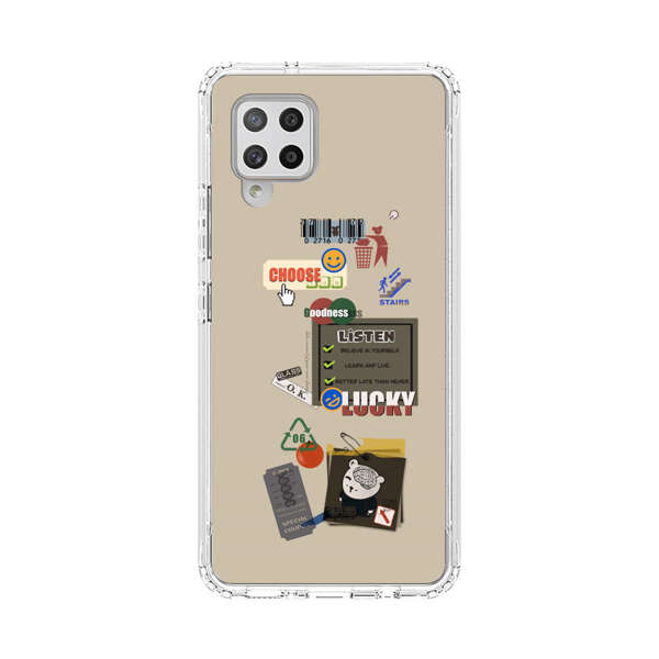 Creative Collage of Motivational Elements Samsung Galaxy A42 (5G) Case