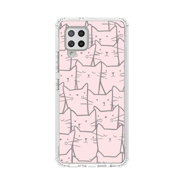 Cute Hand Drawn Cat Pattern Samsung Galaxy A42 (5G) Case