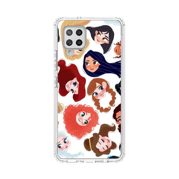Diverse Animated Girl Faces Samsung Galaxy A42 (5G) Case