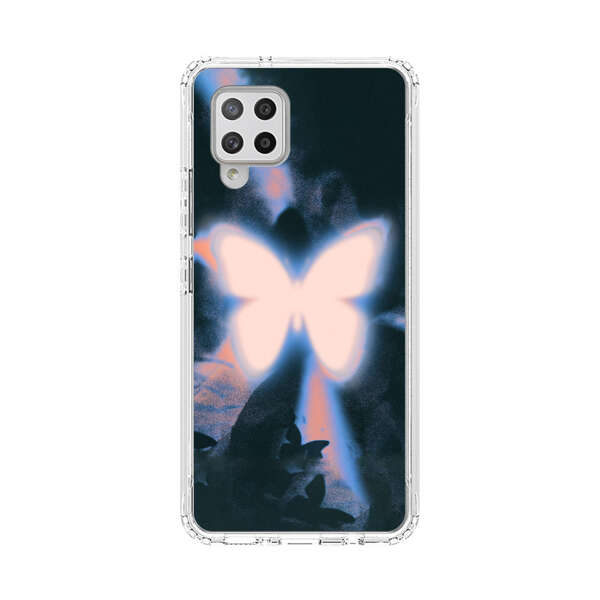 Glowing White Butterfly Samsung Galaxy A42 (5G) Case