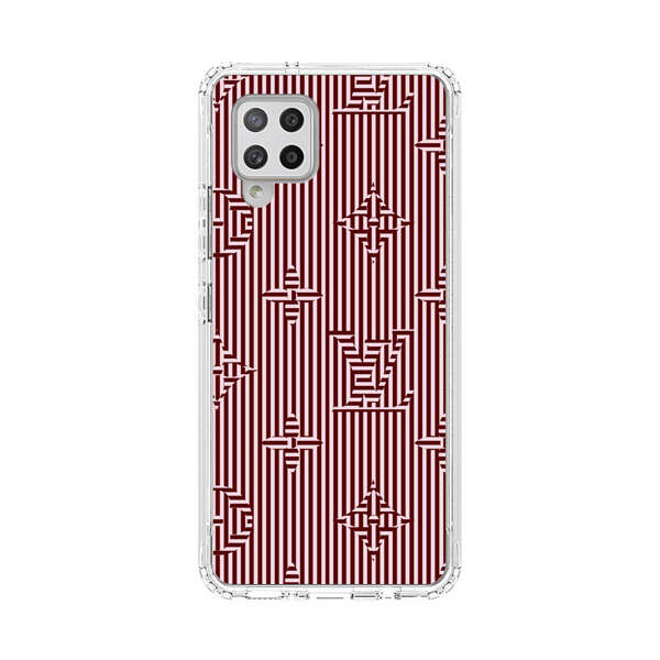 Intricate Geometric Striped Pattern Samsung Galaxy A42 (5G) Case