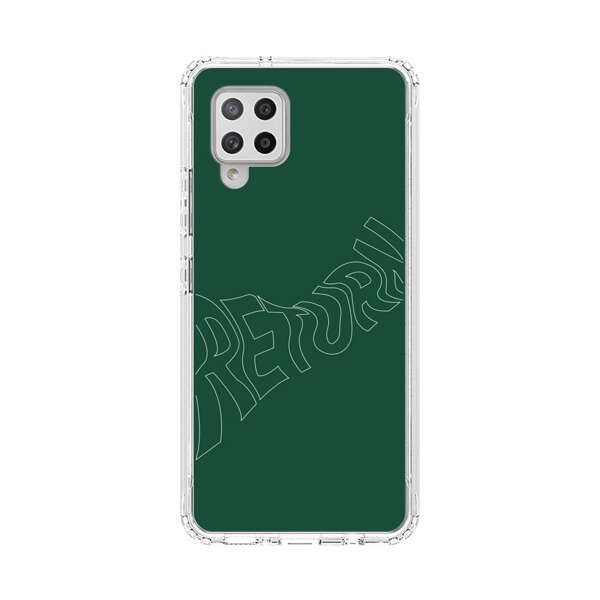 Minimalist Green Wavy Return Text Samsung Galaxy A42 (5G) Case