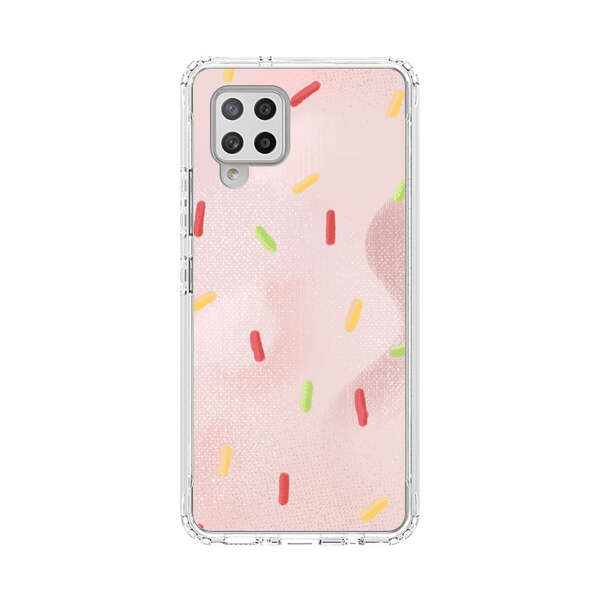 Pastel Pink Sprinkles Pattern Samsung Galaxy A42 (5G) Case