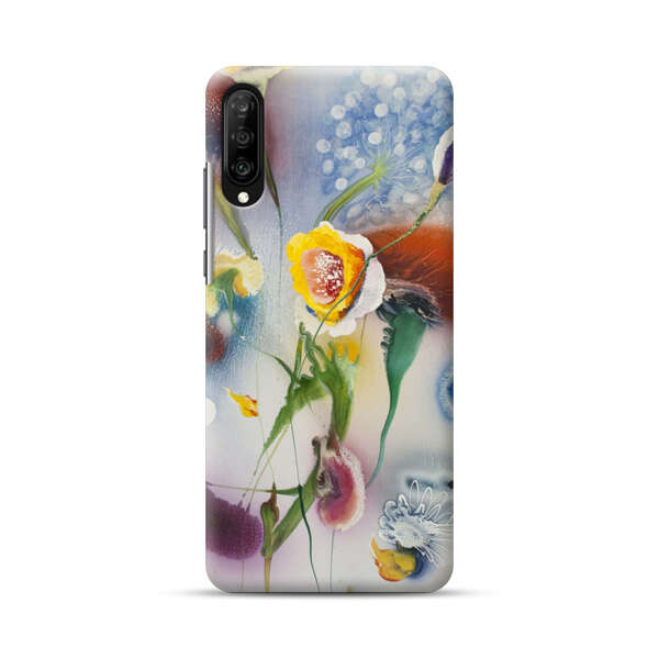 Abstract Colorful Flowers Samsung Galaxy A50 Hard Case