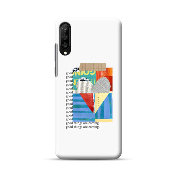 Colorful Abstract Collage with Geometric Shapes Samsung Galaxy A50 Hard Case