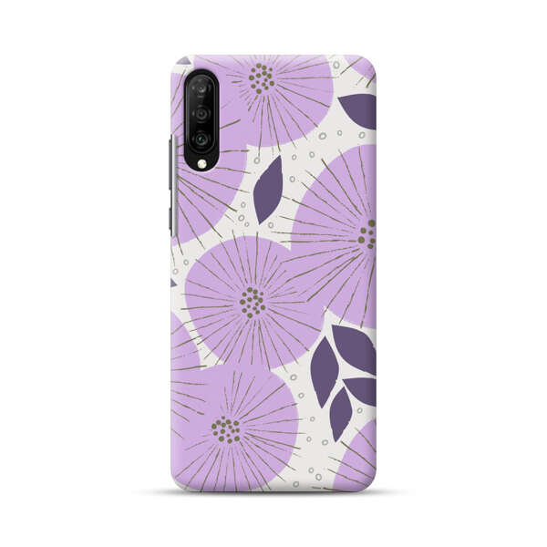 Lavender Flower Pattern Samsung Galaxy A50 Hard Case