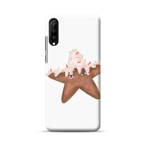 Smiling Gingerbread Star Cookie Samsung Galaxy A50 Hard Case