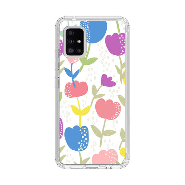 Colorful Tulip Floral Pattern Samsung Galaxy A51 5G Case