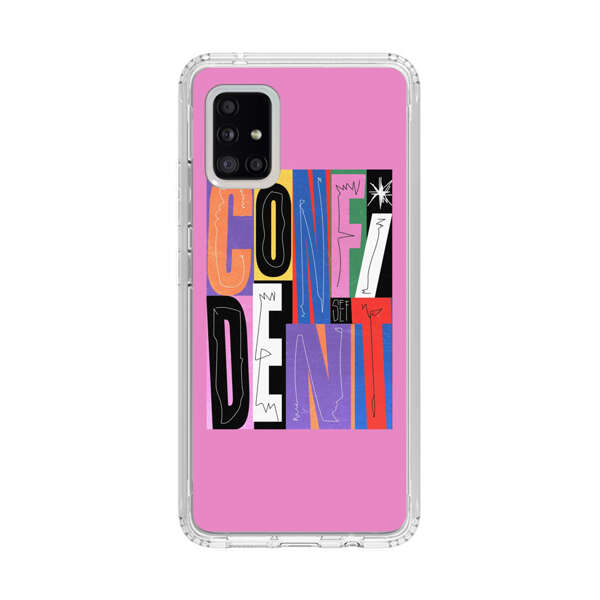 Confident Bold Colorful Typography Samsung Galaxy A51 5G Case