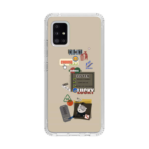Creative Collage of Motivational Elements Samsung Galaxy A51 5G Case