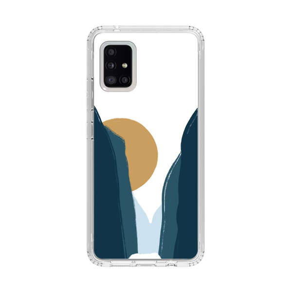 Sunset Between Dark Cliffs Samsung Galaxy A51 5G Case