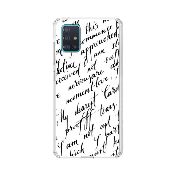 Handwritten Calligraphy Samsung Galaxy A51 (4G) Case