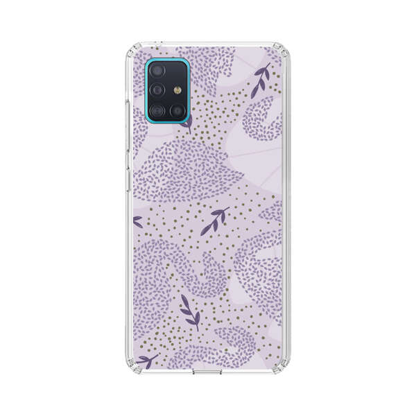 Lavender Swan Pattern Samsung Galaxy A51 (4G) Case
