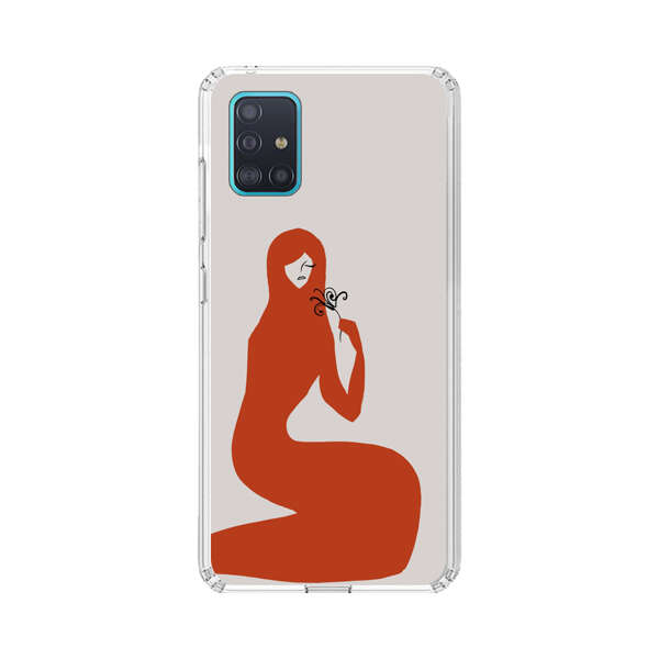 Minimalist Abstract Woman Silhouette Samsung Galaxy A51 (4G) Case