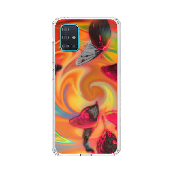 Psychedelic Butterflies Swirl Samsung Galaxy A51 (4G) Case