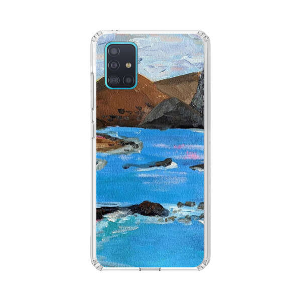 Rocky Coastline Ocean Painting Samsung Galaxy A51 (4G) Case