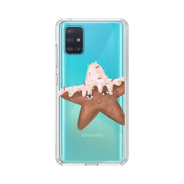 Smiling Gingerbread Star Cookie Samsung Galaxy A51 (4G) Case