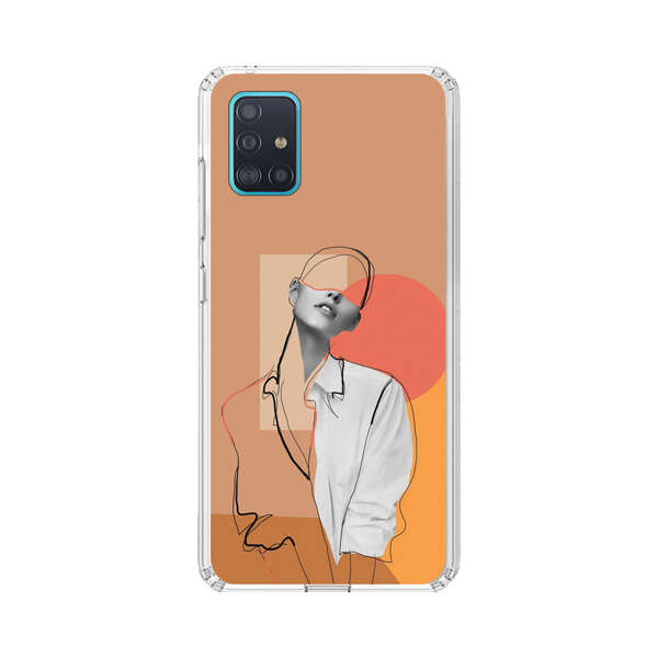 Stylish Abstract Portrait Art Samsung Galaxy A51 (4G) Case