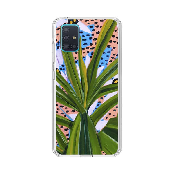 Tropical Leaves Abstract Pattern Samsung Galaxy A51 (4G) Case