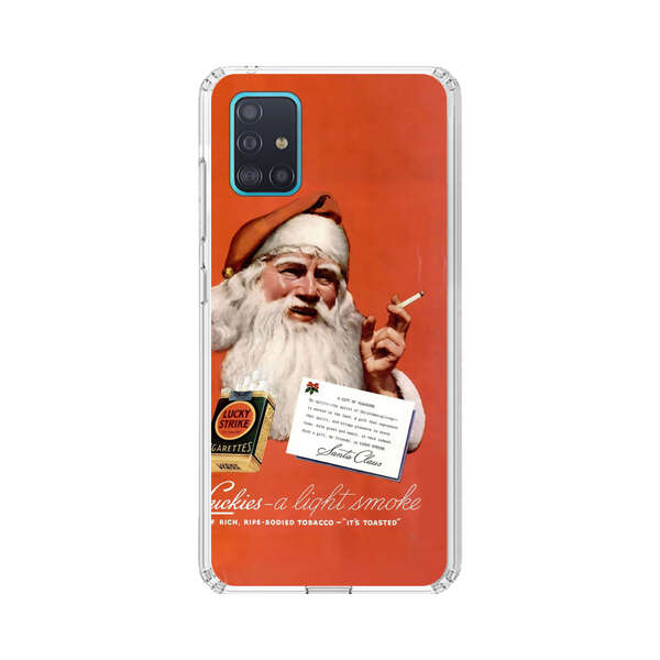 Vintage Santa Claus Smoking Lucky Strike Cigarettes Advertisement Samsung Galaxy A51 (4G) Case