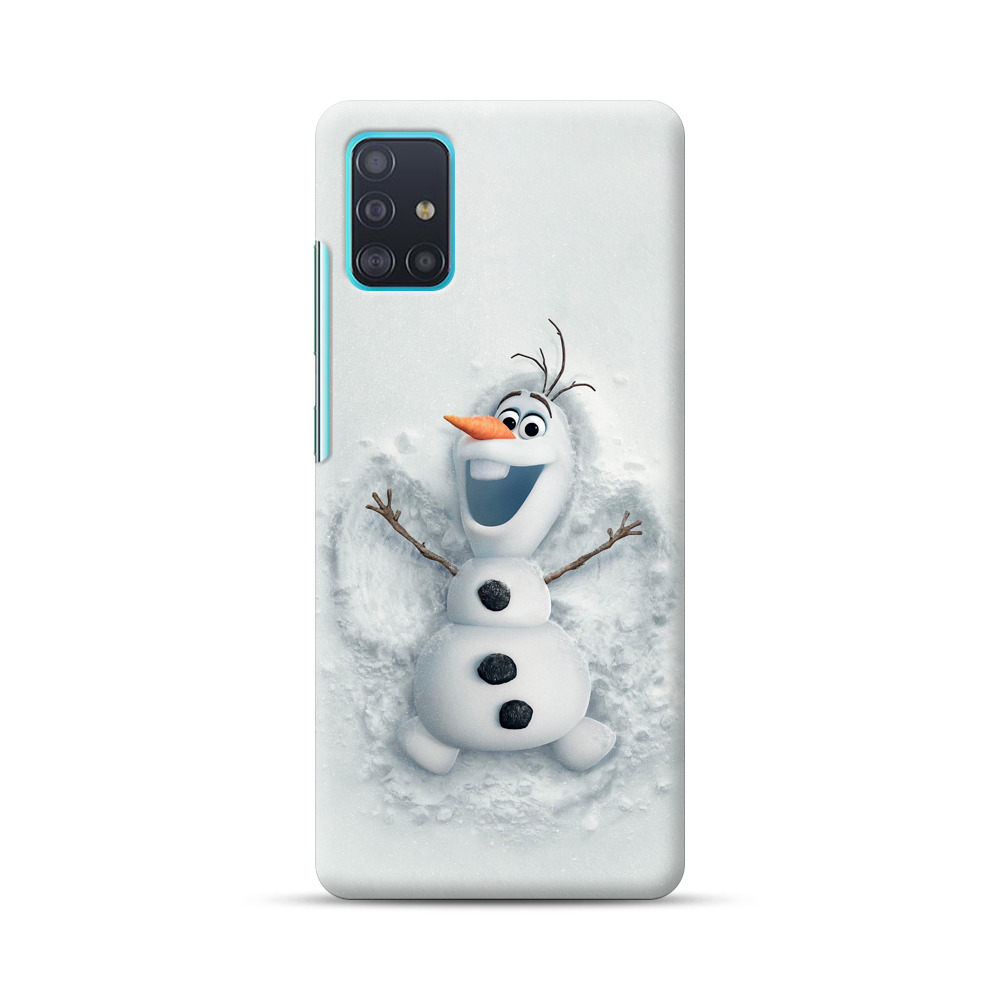 frozen snowman Samsung Galaxy A51 (4G) Hard Case