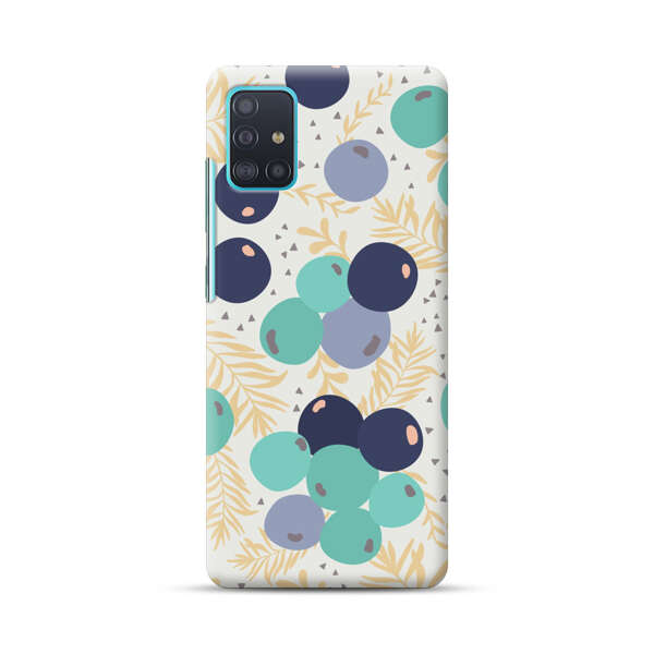 Abstract Berries Pattern Samsung Galaxy A51 (4G) Hard Case