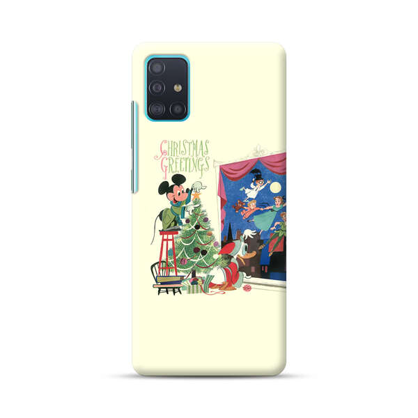 Christmas Disney Mickey Mouse and Peter Pan Samsung Galaxy A51 (4G) Hard Case