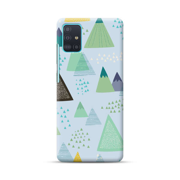 Colorful Abstract Mountain Pattern Samsung Galaxy A51 (4G) Hard Case