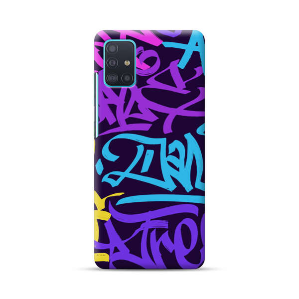 Colorful Graffiti Pattern Samsung Galaxy A51 (4G) Hard Case