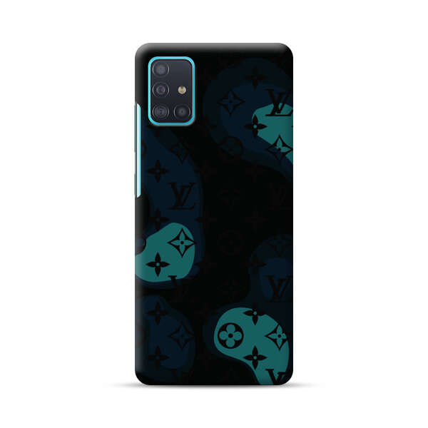 Modern Abstract Question Marks with Luxury Motifs Samsung Galaxy A51 (4G) Hard Case