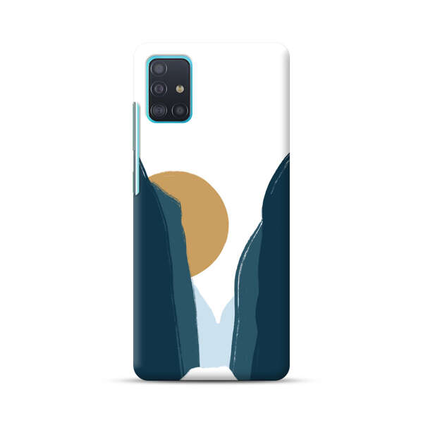 Sunset Between Dark Cliffs Samsung Galaxy A51 (4G) Hard Case