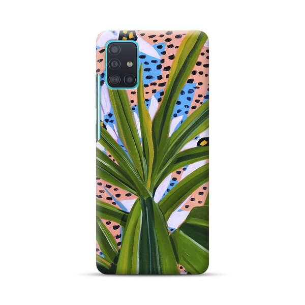 Tropical Leaves Abstract Pattern Samsung Galaxy A51 (4G) Hard Case