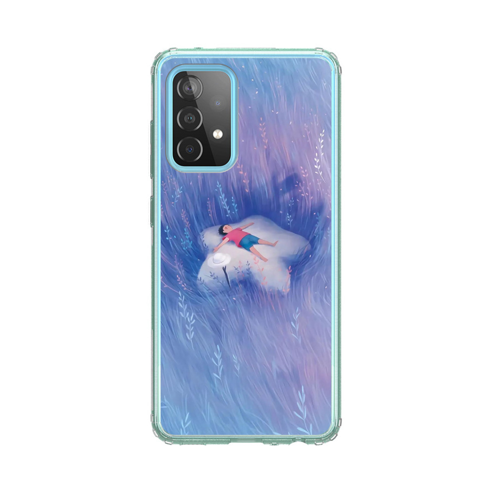 Child Relaxing in Dreamy Field Samsung Galaxy A52 (5G) Case