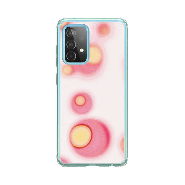 Abstract Pink and Yellow Blobs Samsung Galaxy A52 (5G) Case