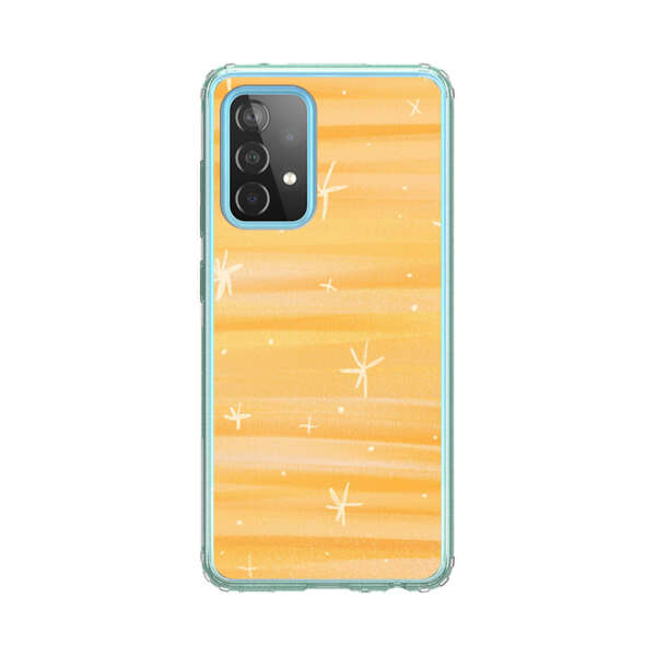 Bright Orange Star Pattern Samsung Galaxy A52 (5G) Case