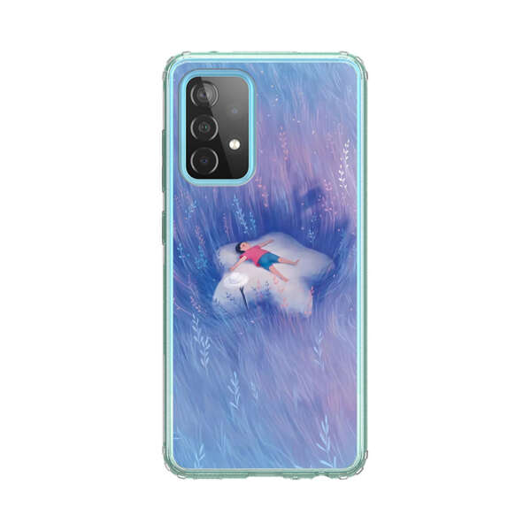 Child Relaxing in Dreamy Field Samsung Galaxy A52 (5G) Case
