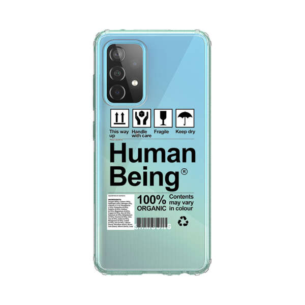 Human Being Fragile Label Design Samsung Galaxy A52 (5G) Case