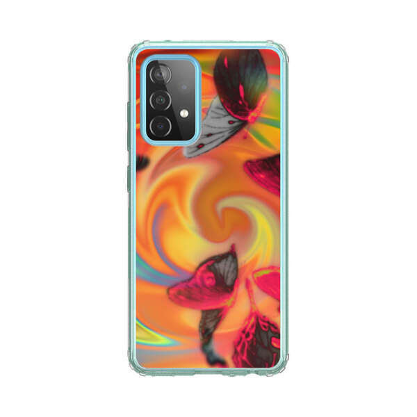 Psychedelic Butterflies Swirl Samsung Galaxy A52 (5G) Case