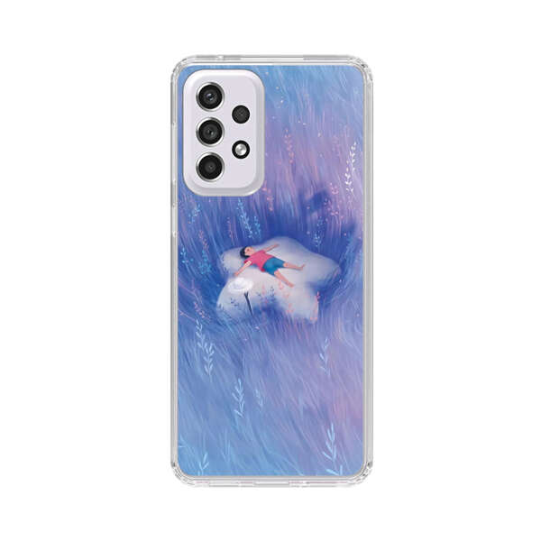 Child Relaxing in Dreamy Field Samsung Galaxy A53 5G Case