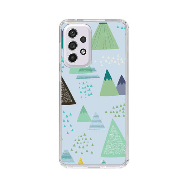 Colorful Abstract Mountain Pattern Samsung Galaxy A53 5G Case