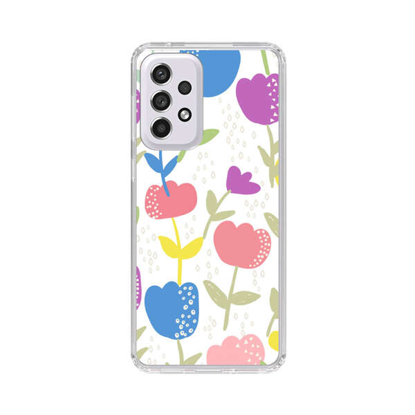 Colorful Tulip Floral Pattern Samsung Galaxy A53 5G Case